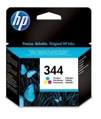 HP HP 344 Tri-colour Inkjet Print Cartridge with Vivera Inks - W124347172