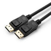MicroConnect DisplayPort Kabel, 5,00m, Schwarz Version 1.2, 4K@60Hz, 21,6Gbit, HDCP - W125944721