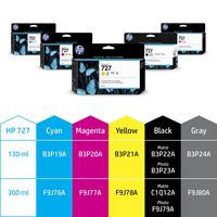 HP 727 130-ml Magenta DesignJet Ink Cartridge - W125145297