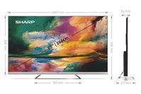 Sharp 55" 4K ULTRA HD QUANTUM DOT SHARP ANDROID TV - W126489952