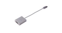 LMP USB-C to VGA adapter, USB-C 3.1 to VGA, aluminum housing, silver - W126584892