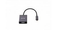 LMP USB-C to VGA adapter, USB-C 3.1 to VGA, aluminum housing, space gray - W126584893