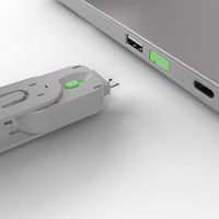 Lindy USB Port Blocker - Pack of 4, Colour Code: Green - W125503137