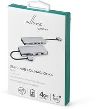 eSTUFF 12-in-1 Triple Display Mobile USB-C dock for MacBook Pro - W125805001