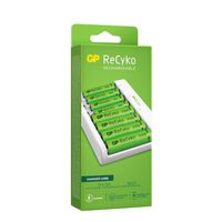 GP Batteries ReCyko Charger E811, 8-slot, incl. 4 x AA 2100mAh + 4 x AAA 850mAh NiMH - W126652047
