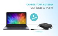 i-tec USB-C HDMI DP Docking Station with Power Delivery 100 W + i-tec Universal Charger 112 W - W126700334