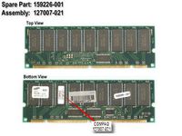 Hewlett Packard Enterprise 128MB, 133MHz, buffered ECC SDRAM DIMM memory module - W125184401