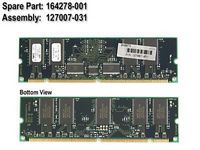 Hewlett Packard Enterprise 128MB, 133MHz ECC SDRAM buffered DIMM - W124881173