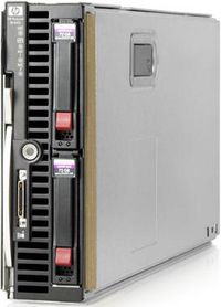 Hewlett Packard Enterprise The HP ProLiant BL460c provides greater 2P x86 server blade density without compromise and maximum power-efficiency with flexibility and choice. - W124719813