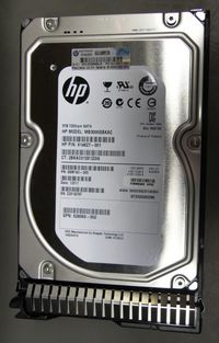Hewlett Packard Enterprise 3TB SATA, 7200RPM, 3.5" - W124627521