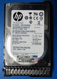Hewlett Packard Enterprise 1000GB SATA 7200rpm 2.5" - W125028195EXC