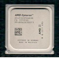 Hewlett Packard Enterprise AMD Opteron 4332 Six core High-Efficiency (HE) processor - 3.00GHz (Seoul, 8MB Level-3 cache, 3.2GHz HyperTransport (HT), 65 watts Thermal Design Power (TDP), socket C32) - W125081905EXC