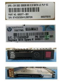 Hewlett Packard Enterprise 200GB, 2.5", Serial ATA III, 6 Gbit/s - W124788816