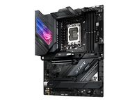 Asus Intel® Z690 LGA 1700 ATX motherboard with PCIe® 5.0, 18+1 power stages, DDR5, Two-Way AI Noise Cancelation, WiFi 6E, Intel® 2.5 Gb Ethernet, five M.2 slots with heatsinks (including two on the bundled ROG Hyper M.2 card), PCIe® 5.0 NVMe® SSD support, M.2 Combo-Sink, M.2 backplate, PCIe® Slot Q-Release, USB 3.2 Gen 2x2 Type-C®, SATA and Aura Sync RGB lighting - W126823617