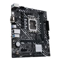 Asus Intel® H610 (LGA 1700) mic-ATX motherboard with DDR4, PCIe 4.0, M.2 slot, Realtek 1 Gb Ethernet, HDMI®, D-Sub, USB 3.2 Gen 1 ports, SATA 6 Gbps, COM port, LPT header, RGB header - W126823634