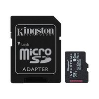 Kingston 64GB, Class 10, UHS-I, U3, V30, A1, TLC NAND, 3.3 V - W126824404