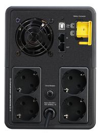 APC 2200VA, 230V, AVR, 4x Schuko Sockets, Black - W126825505