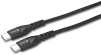 eSTUFF USB-C - C Cable 2 Black, Bulk - W126279368