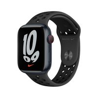 Apple Watch Nike Series 7, 45mm, GPS + Cellular, OLED, Always-on Retina, S7, 32GB, Digital Crown, Wi-Fi, LTE, UMTS, Bluetooth 5.0, watchOS - W126843435
