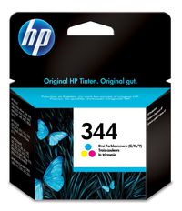 HP HP 344 Tri-colour Inkjet Print Cartridge with Vivera Inks - W124347172