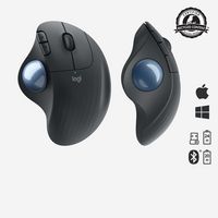 Logitech ERGO M575  Wireless Trackball Mouse , RF Wireless + Bluetooth, Alkaline, Graphite - W125927304