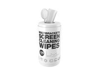 Multibrackets Multibrackets M Screen Cleaner - Cleaning wipes – Anti-static Screen Cleaning Wipes are premoistened wipes are safe for computer displays, monitors, and TVs that prevents from static build-up - W124433312