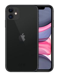 Apple iPhone 11 15.5 cm (6.1") Dual SIM iOS 14 4G 64 GB Black - W126984280