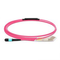 Lanview Optical Fibre Cable, MTP Female -  Male, Multimode, LC/UPC, OM4 (Erica Violet), 3 m - W126919402