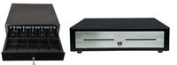 Star Micronics CD4-1616BKSSC48-S2 - Cash Drawer, Black Stainless Steel, 410mm x 415mm, Printer Driven, 4 Note  8 Coin, Cable Included - W127025962