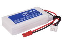 CoreParts Battery for Cars 11.10Wh Li-Pol 11.1V 1000mAh White for RC Cars LT926RT - W125989737