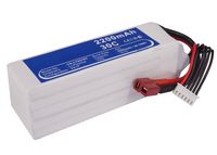 CoreParts Battery for Cars 40.70Wh Li-Pol 18.5V 2200mAh White for RC Cars LT957RT - W125989739
