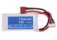 CoreParts Battery for Cars 19.24Wh Li-Pol 14.8V 1300mAh White for RC Cars LT931RT - W125989765