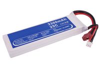 CoreParts Battery for Cars 24.42Wh Li-Pol 7.4V 3300mAh White for RC Cars LT976RT - W125989709