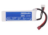 CoreParts Battery for Cars 38.48Wh Li-Pol 14.8V 2600mAh White for RC Cars LT966RT - W125989788
