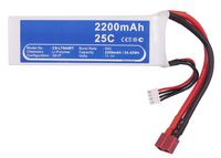 CoreParts Battery for Cars 24.42Wh Li-Pol 11.1V 2200mAh White for RC Cars LT944RT - W125989795