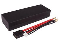 CoreParts Battery for Cars 37Wh Li-Pol 7.4V 5000mAh Hard Case Black for RC Cars LT911RT - W125989784