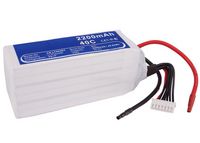 CoreParts Battery for Cars 48.84Wh Li-Pol 22.2V 2200mAh White for RC Cars LT952RT - W125989796