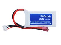 CoreParts Battery for Cars 14.43Wh Li-Pol 11.1V 1300mAh White for RC Cars LT930RT - W125989805