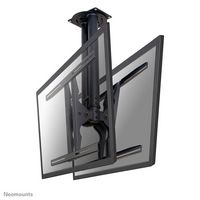 Neomounts Neomounts by Newstar TV/Monitor Ceiling Mount for Dual 37"-75" Screens (Back to Back), Height Adjustable - Black - W124868694