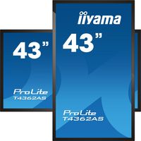 iiyama Interactive 43" (108 cm) all-in-one PCAP multi-touch display for creative environments. - W127041203