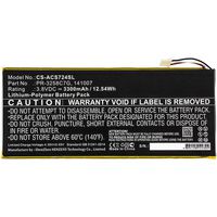 CoreParts Battery for Acer Tablet 12.54Wh Li-Pol 3.8V 3300mAh Black for Acer Tablet A1-734, Iconia Talk S - W125994086
