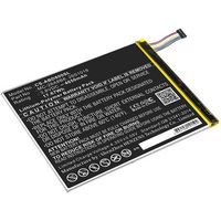 CoreParts Battery for Amazon Tablet 17.67Wh Li-Pol 3.8V 4650mAh Black for Amazon Tablet Kindle Fire HD 8, PR53DC - W125994092