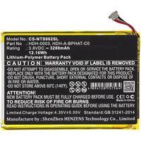 CoreParts Battery for Game Console 12.16Wh Li-Pol 3.8V 3200mAh Black for Nintendo Game Console HDH-001, HDH-002, Switch Lite, Switch Lite NS - W125990710