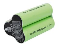 CoreParts Battery for Shaver 7.20Wh Ni-Mh 3.6V 2000mAh Green for Babyliss Shaver T24B, T24C, T24D - W125993925