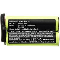 CoreParts Battery for Shaver 7.20Wh Ni-Mh 3.6V 2000mAh Green for Moser Shaver ChromStyle 1871, Super Cordless 1872 clipper, Wella Academy ChromStyle - W125993930