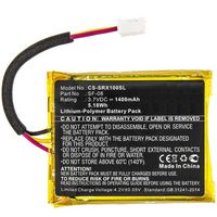 CoreParts Battery for Wireless Headset 5.18Wh Li-Pol 3.7V 1400mAh Black for Sony Wireless Headset SRS-XB10, SRS-XB12 - W125994484