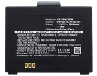 CoreParts Battery for Portable Printer 7.40Wh Li-ion 7.4VV 1000mAh Black for Zebra Portable Printer EM 220, EM 220 Mobile Printer, EM220, EM220II, W2A-0UB10010-00 - W125993775