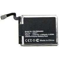 CoreParts Battery for Smartwatch 0.92Wh Li-Pol 3.82V 240mAh Black for Apple Smartwatch MWWP2LLA, Watch Series 5 40mm - W125993955