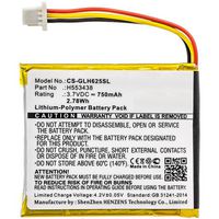CoreParts Battery for Smartwatch 2.78Wh Li-Pol 3.7V 750mAh Black for Globalstar Smartwatch GH625XT - W125993972