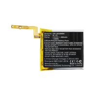 CoreParts Battery for Smartwatch 1.86Wh Li-Pol 3.8V 490mAh Black for LG Smartwatch GizmoGadget, VC200 - W125993978